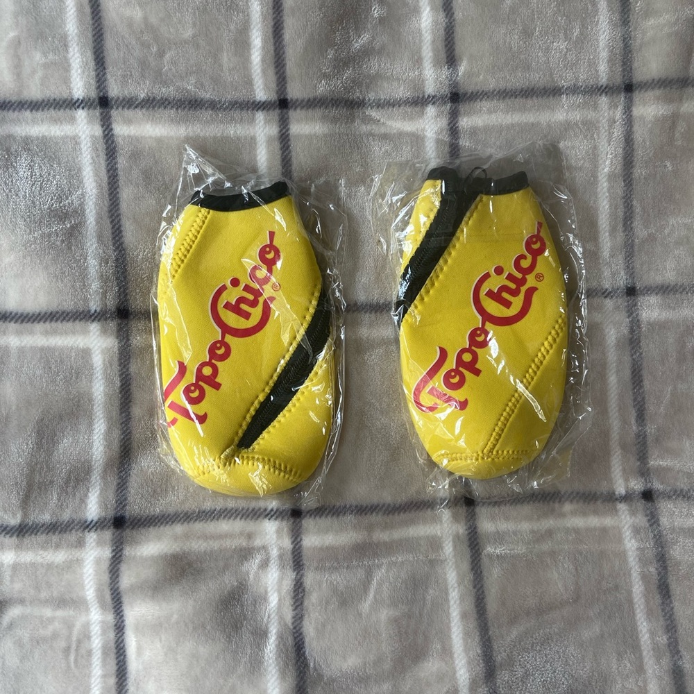 Topo Chico bottle coozies